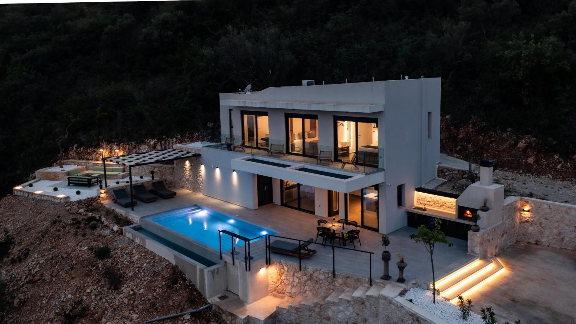 Pantea Luxury Villa Vasiliki Exterior foto